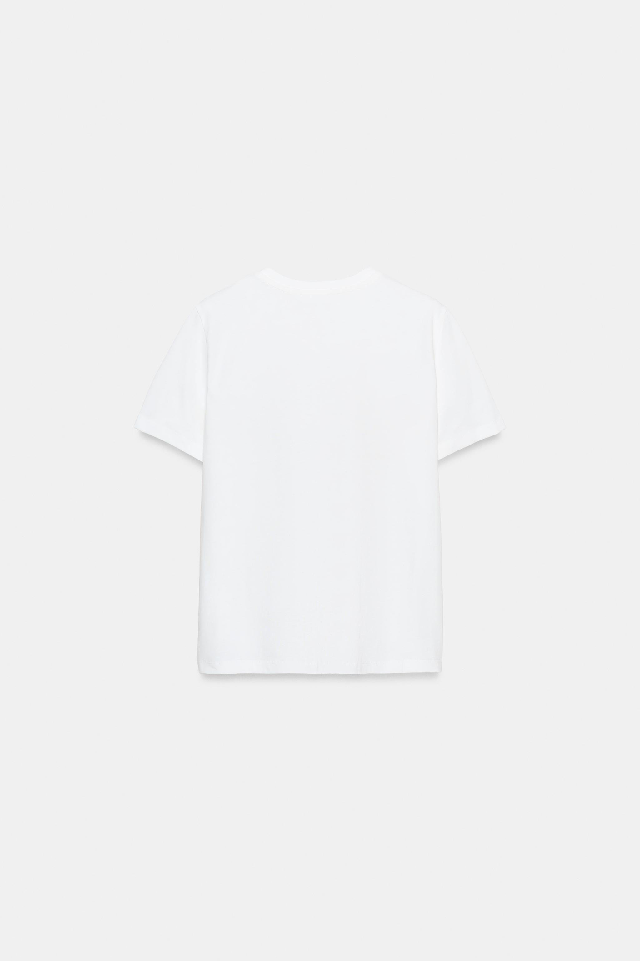 EMBROIDERED TEXT T-SHIRT